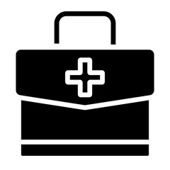 Medication Box Vector Glyph Icon Design