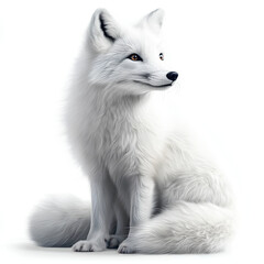 Fototapeta premium fox isolated on white