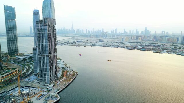 Dubai Creek Harbour Drone Video Emaar