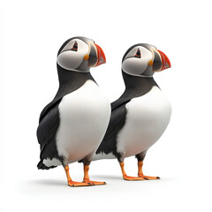 Obraz premium cartoon birds