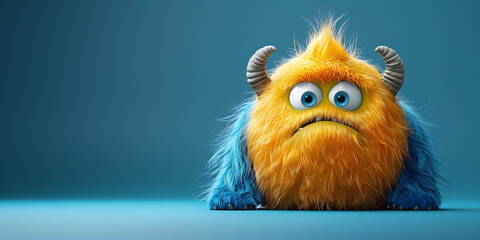 Fototapeta premium Funny Monster Cartoon Character