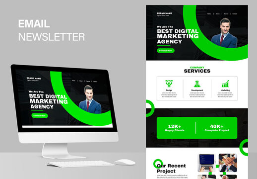 Email Newsletter Layout