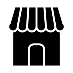 ECommerce Storefront Vector Glyph Icon Design