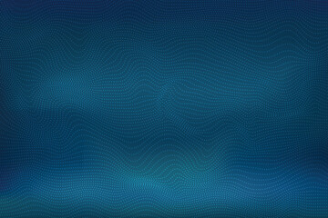 Dotted Lines On Dark Blue Graident Mesh Background. Vector Illustration For Fashion, Ecommerce, Data Network Connection Concept etc.