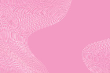 Hand Drawn Guilloche Line Curves Pattern On Pink Background. Cover Design Template for Ecommerce, Certificate, Business Presentatione etc.