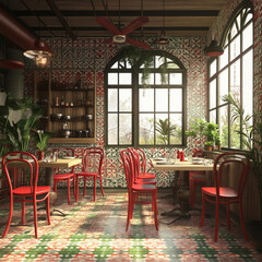 Fototapeta premium Rustic Italian Restaurant