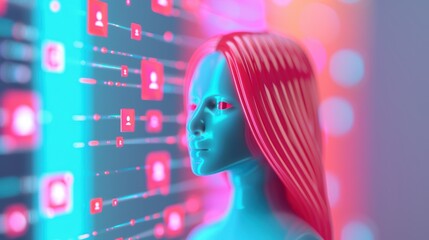 Visual representation of a cybersecurity team implementing rigorous security policies to safeguard digital networks and ensure compliance.