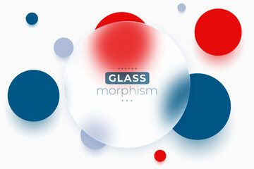 minimalistic glass morphism wallpaper with blank frosted effect