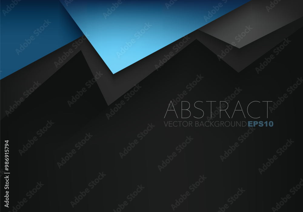 Fototapete graphic geometric triangle overlap vector layer background for text and message design