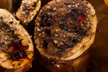 Homemade Roasted Beef Bone Marrow