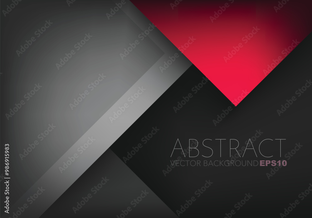 Fototapete graphic geometric triangle overlap vector layer background for text and message design