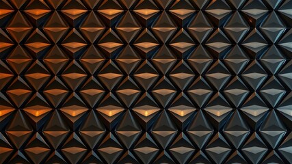 A striking wall design showcasing textured light play.  