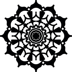 Mandala Design Vector Illustration V-2.0