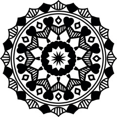 Mandala Design Vector Illustration V-2.0