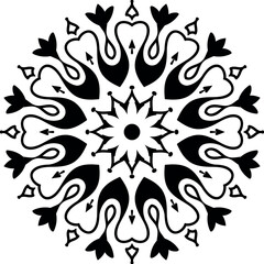 Mandala Design Vector Illustration V-2.0