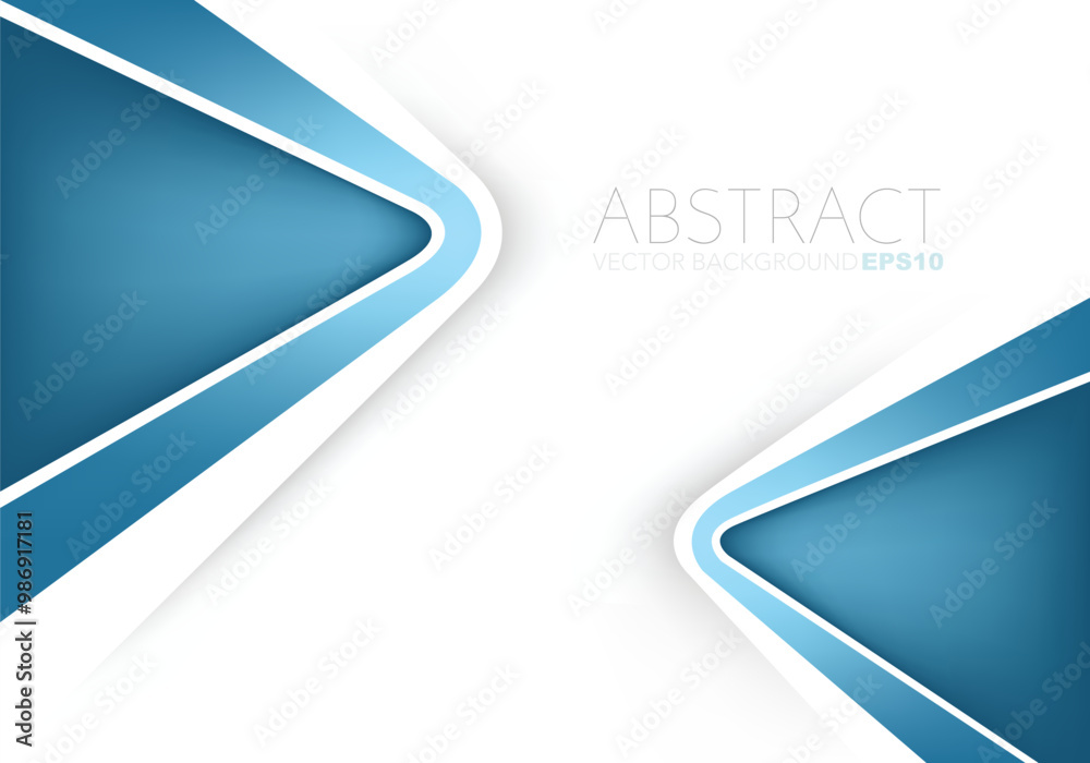 Fototapete graphic geometric triangle overlap vector layer background for text and message design