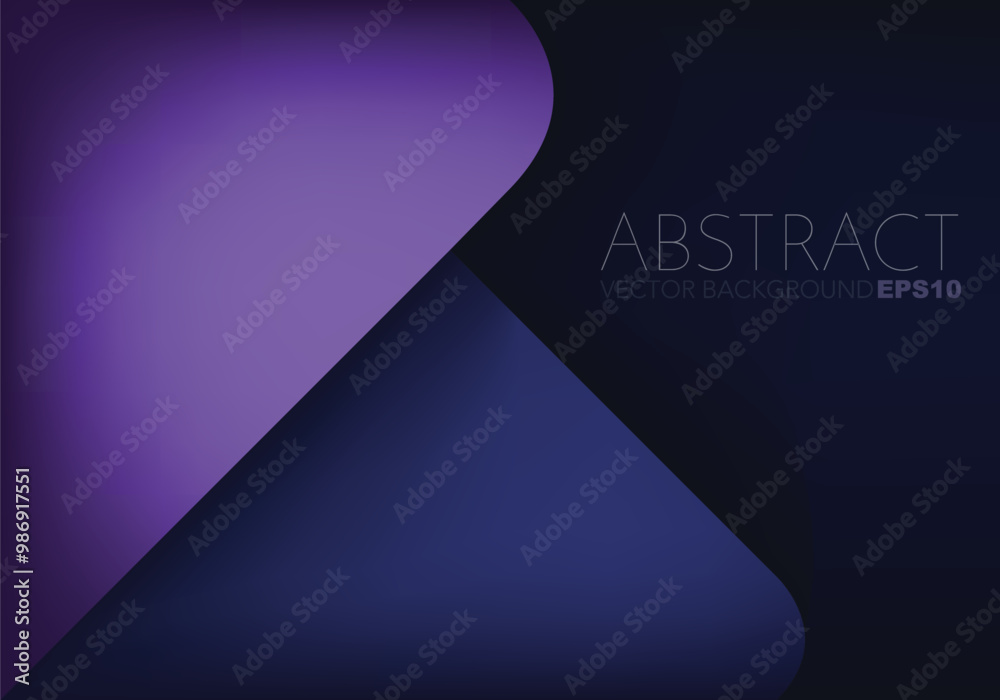 Fototapete graphic geometric triangle overlap vector layer background for text and message design