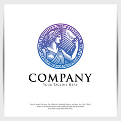 Sun Greek Goddes Logo Design is awesome logo concept design for your company or bussiness