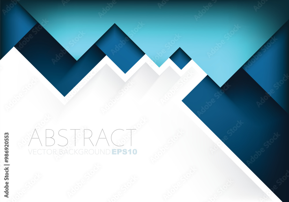 Fototapete graphic geometric triangle overlap vector layer background for text and message design