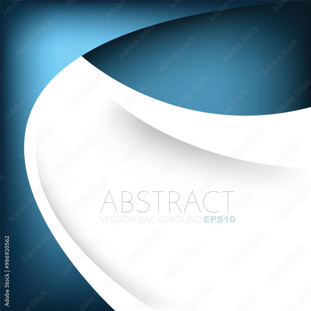 Fototapete graphic vector curve line overlap background for text and message design