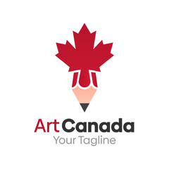 Art Canada Logo Design Template. Good for Business, Agency, Community and Organization