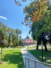 The road to the High Castle, from which you can admire the views of Lviv as if from a bird's eye...