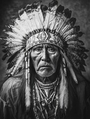Man in Headdress