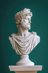 Obraz premium Man with beard statue