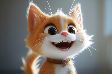Cute Kitten Smile.