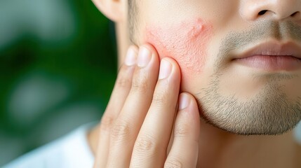 Itchy red rash, skin irritation, detailed symptoms