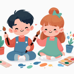 boys and girls who are playing, learning, exploring, being creative