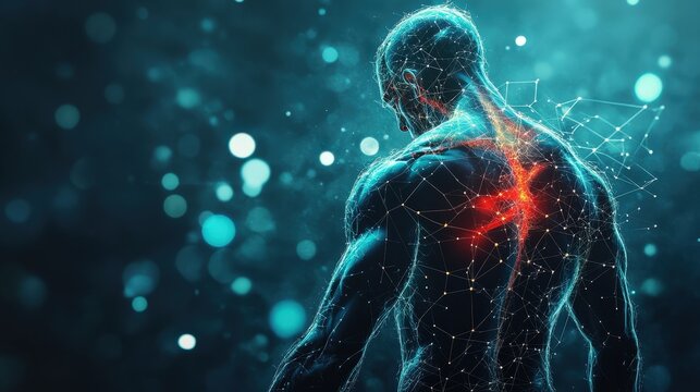 Dynamic athlete motion showcasing energy and movement study on blank slate copy space background