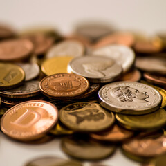 World habitat dayclose up picture of a pile of coin