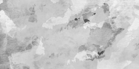 Watercolor grey abstract painted splashed background, abstract art from ink and Alcohol ink colors soft paper texture background, black and white grunge texture with watercolor stains.