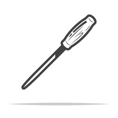 Takoyaki turning pick icon transparent vector isolated