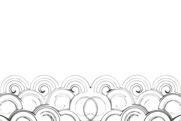 筆の円ラインデザイン模様のテクスチャ素材