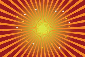 Obraz premium Abstract yellow sun rays background