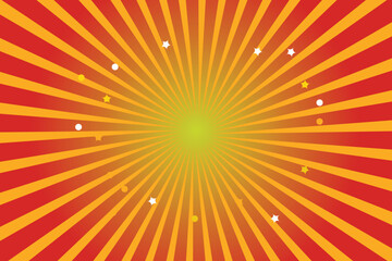 Obraz premium Abstract yellow sun rays background