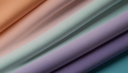 Fototapeta premium A row of colorful fabric, with each piece displaying a different shade of purple