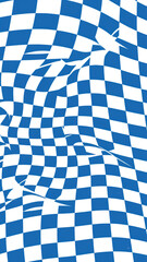 Abstract blue checkered pattern