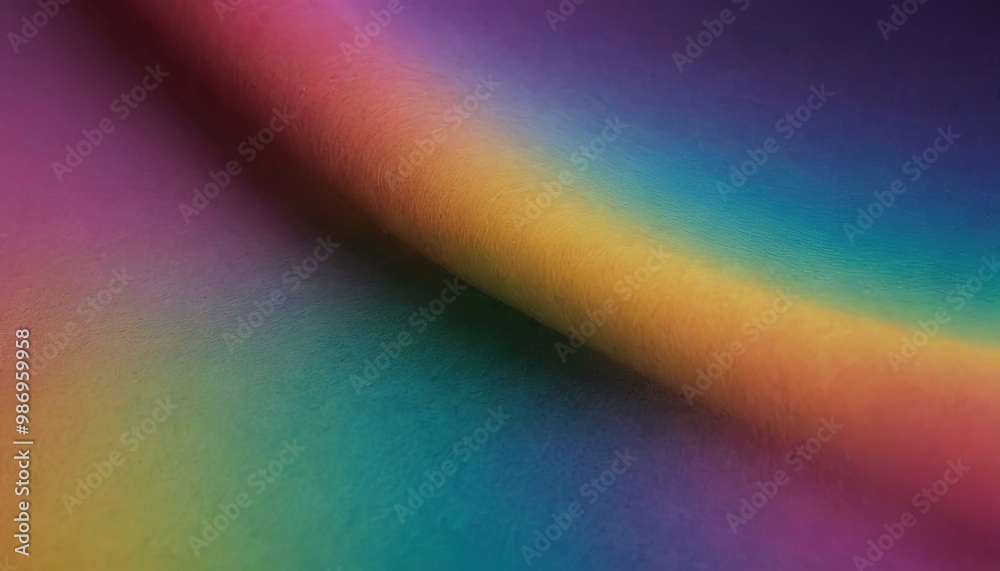 Aufkleber a colorful fabric with a rainbow pattern