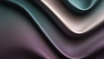 A purple and green striped fabric with a wavy pattern