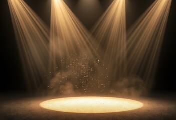 spotlight on stage