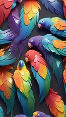 Obraz premium blue and yellow macaw