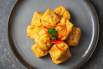 Crispy salt and pepper Tofu