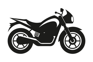 Motorcycle silhouette vector artwork