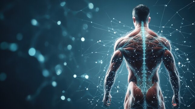 Dynamic motion showcase athlete energy and movement on blank slate copy space background study