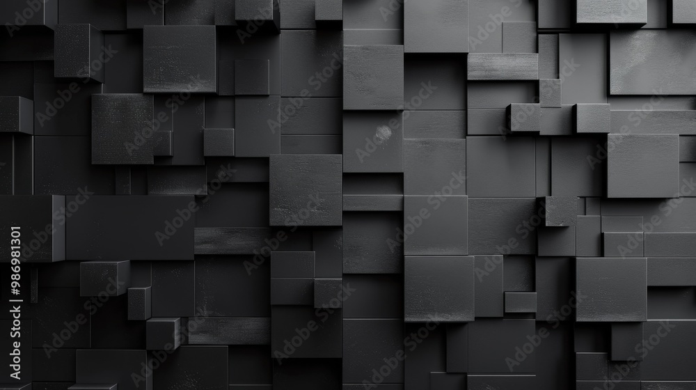 Poster abstract geometric cube background