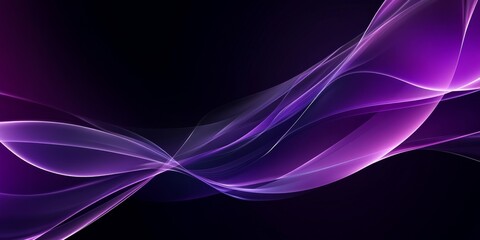 Naklejka premium Abstract Purple Wave Background