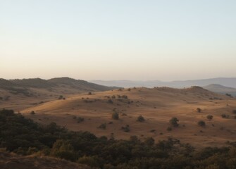 Fototapeta premium Sunrise Over the Sierra Madre del Sur